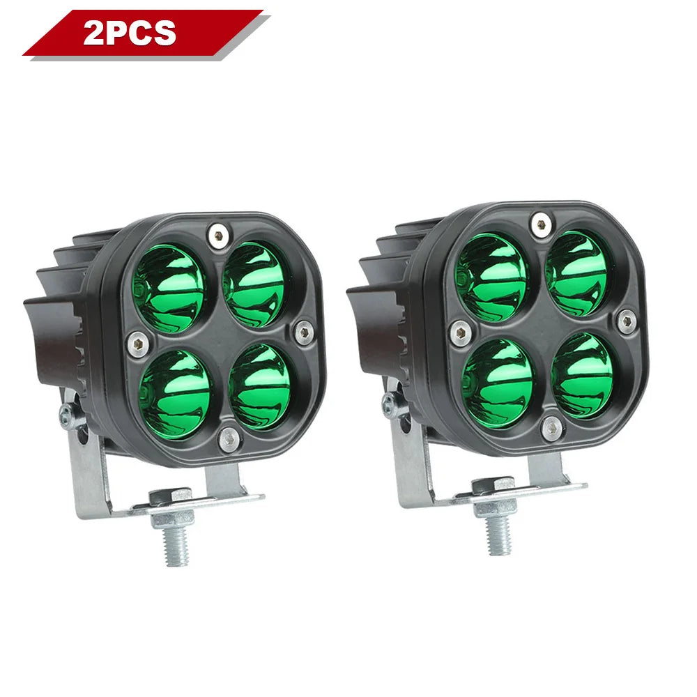 12–24V Red & Green Spot Lights