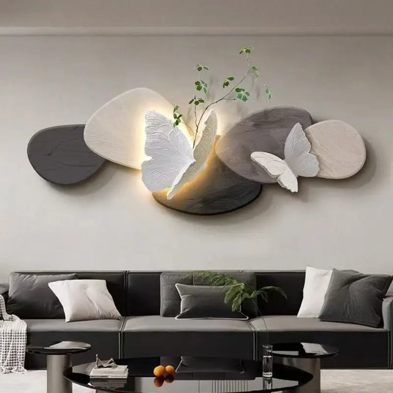Luxury Butterfly Wall-Mounted Painting Light