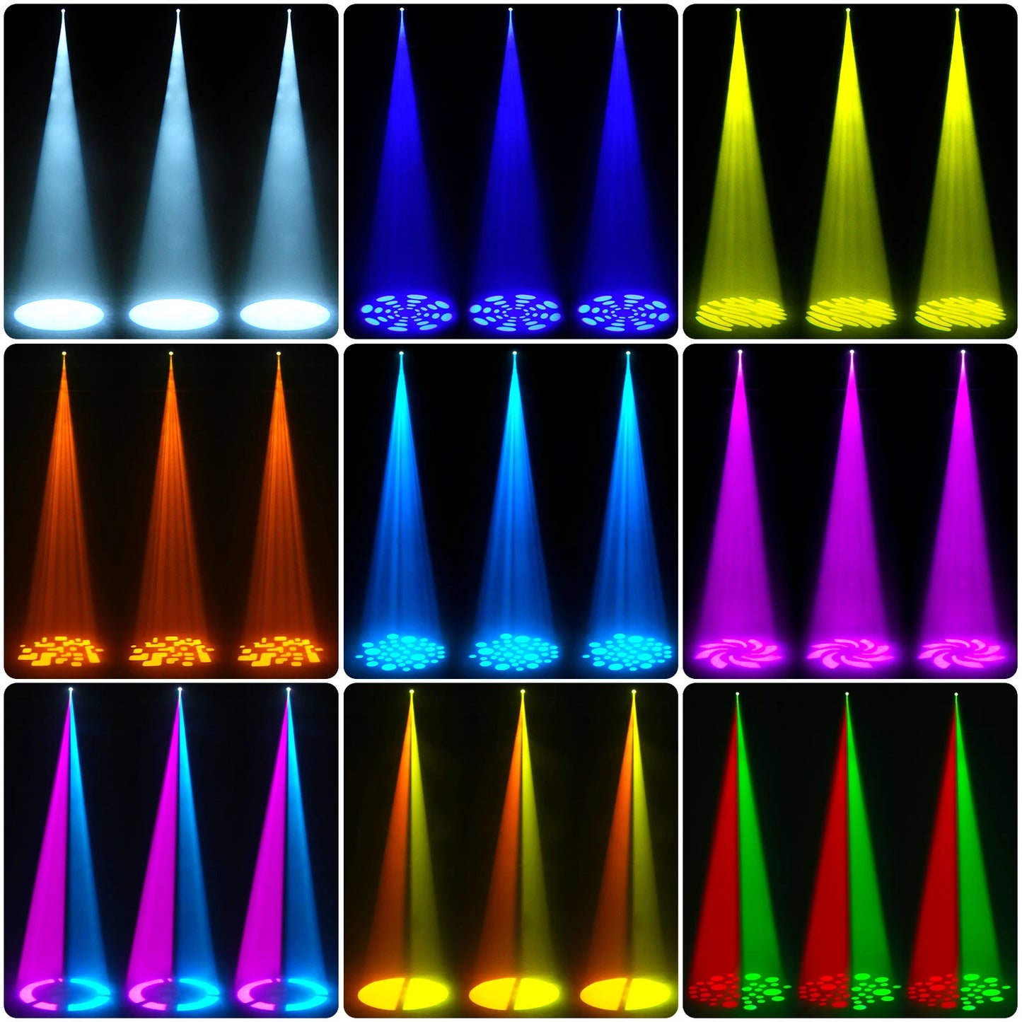 30W RGBW LED Beam Gobo Moving Head Light