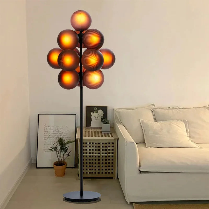 Modern Glass Bubble Floor Lamp