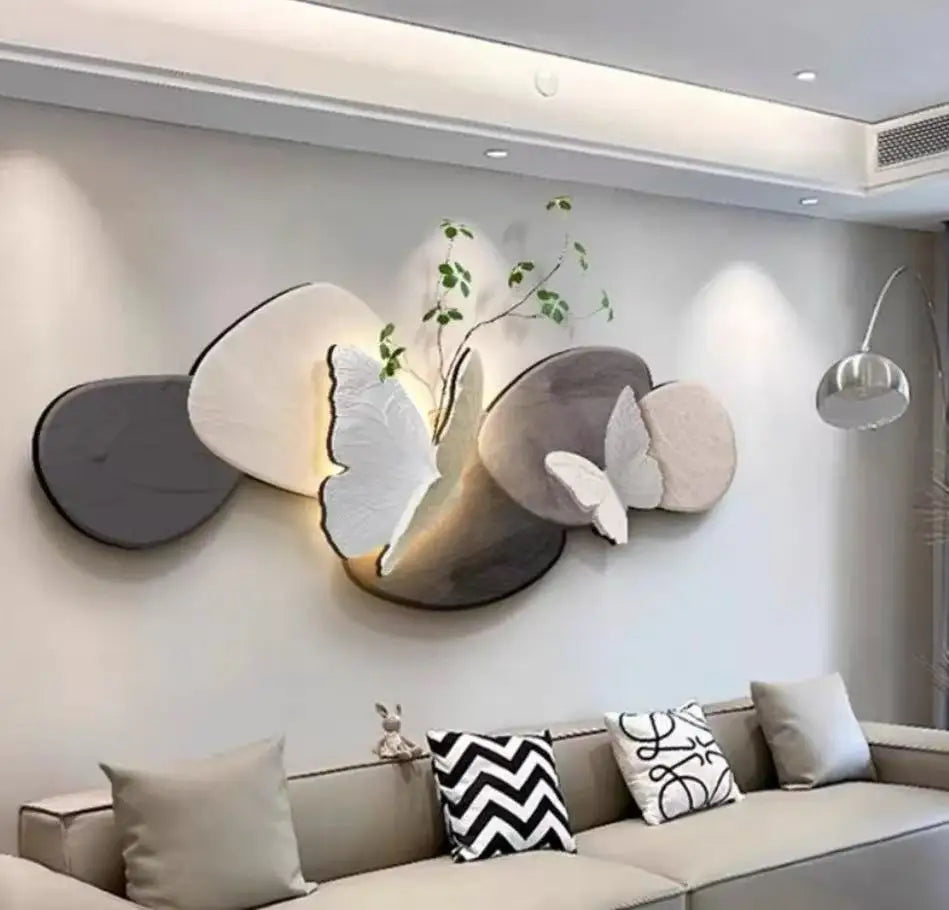 Luxury Butterfly Wall-Mounted Painting Light