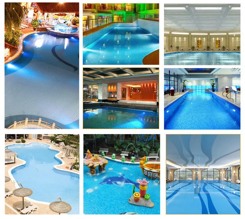 Stainless Steel RGB LED Pool Light – IP68 Waterproof Underwater Lighting