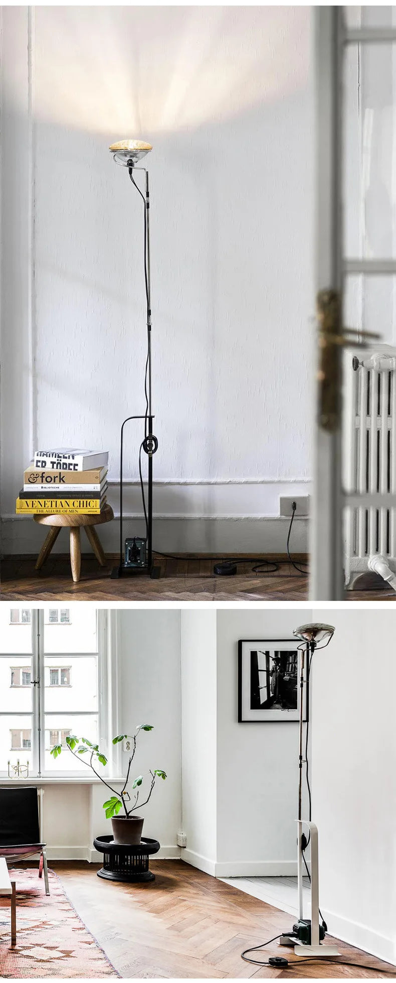 Modern Simple Stainless Steel Floor Lamp