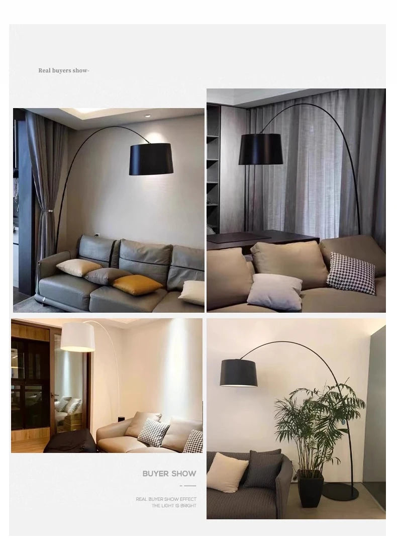 Twiggy Minimalist LED Arc Floor Lamp