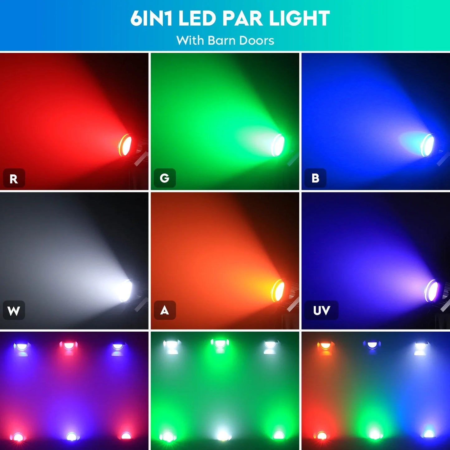200W LED COB Par Lights