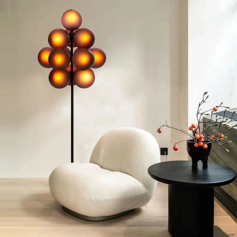 Modern Glass Bubble Floor Lamp