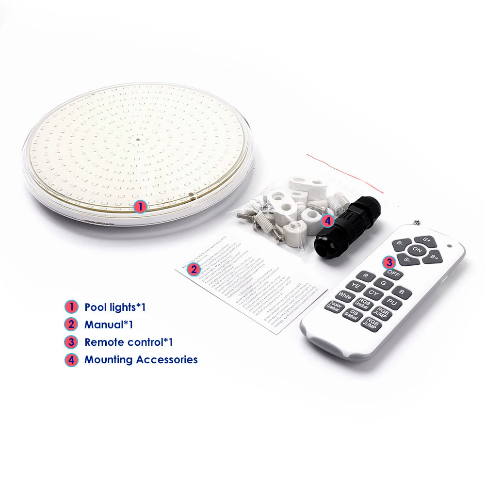 IP68 Waterproof RGB LED Swimming Pool Light