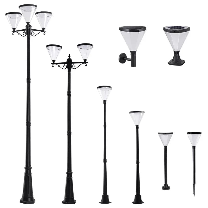 Solar LED Garden Street Lamp