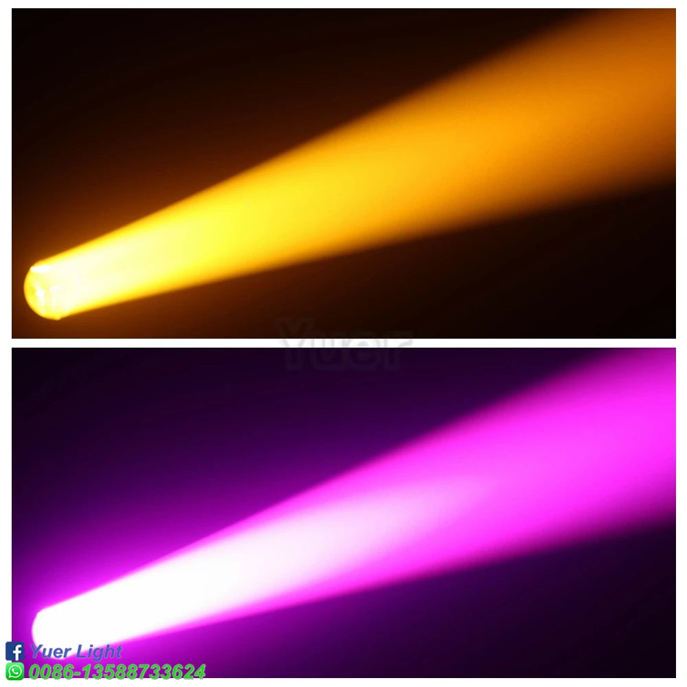 2PCS 200W LED Moving Head Beam & Spot Stage Lights