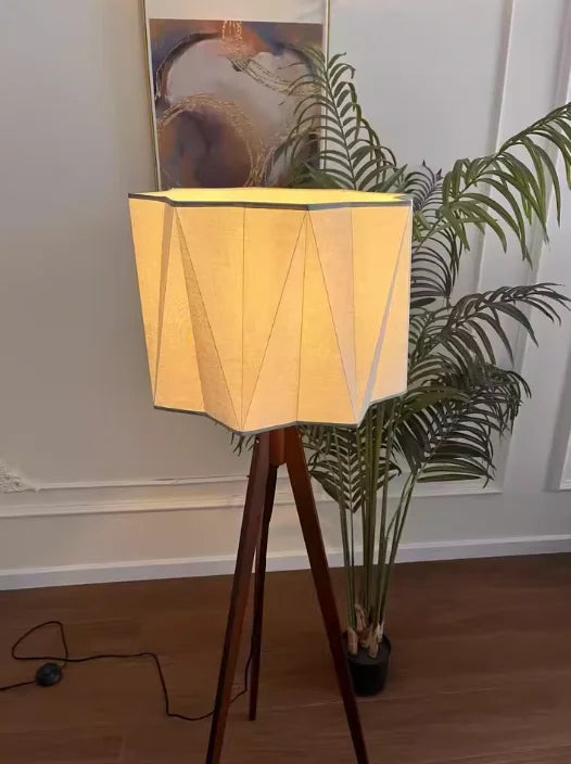 Antique Style Solid Wood Floor Lamp