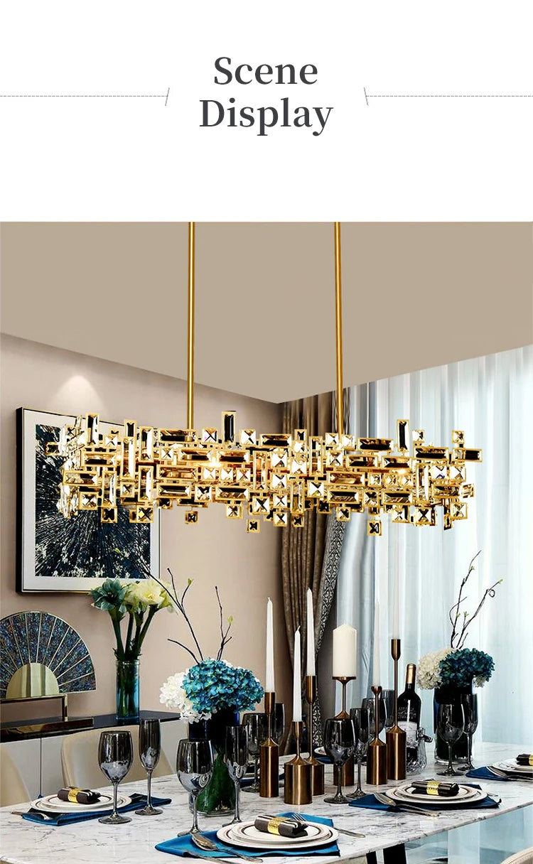 Modern Luxury LED Crystal Chandelier