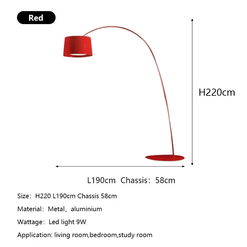 Twiggy Minimalist LED Arc Floor Lamp