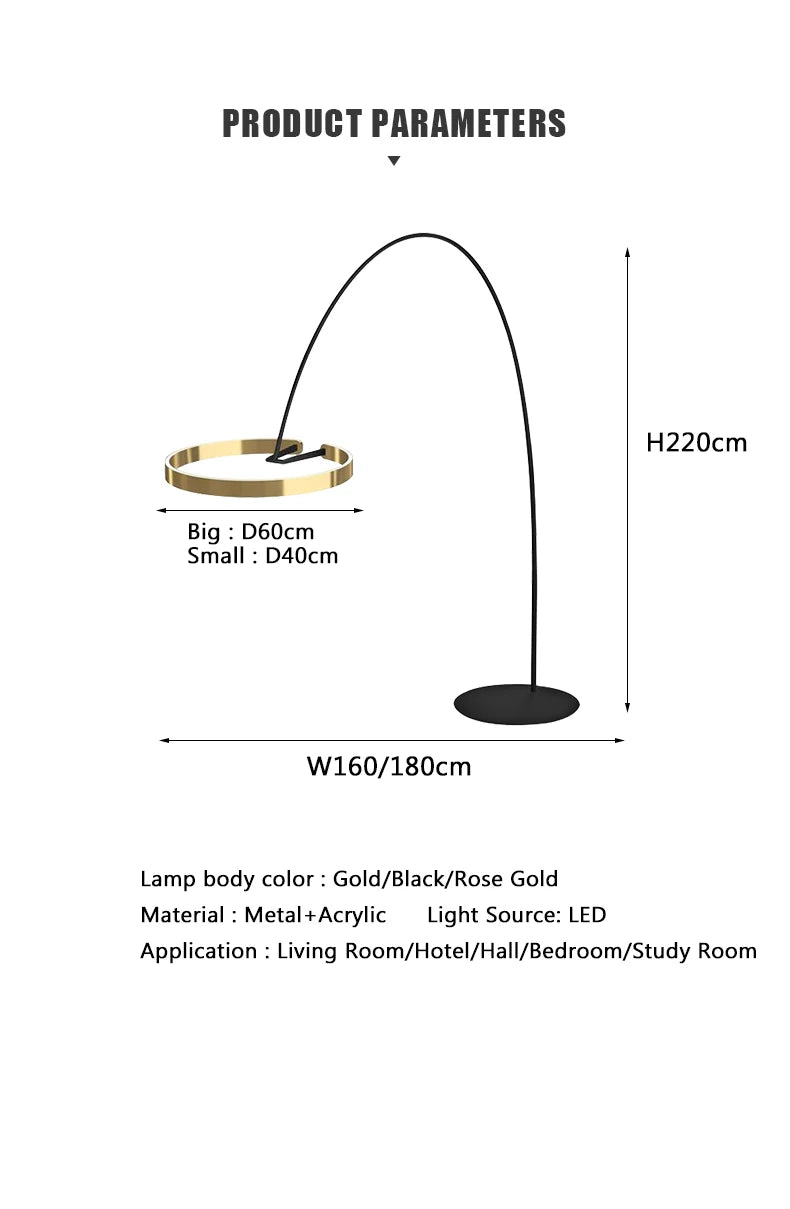 Nordic Designer Fishing Floor Lamp