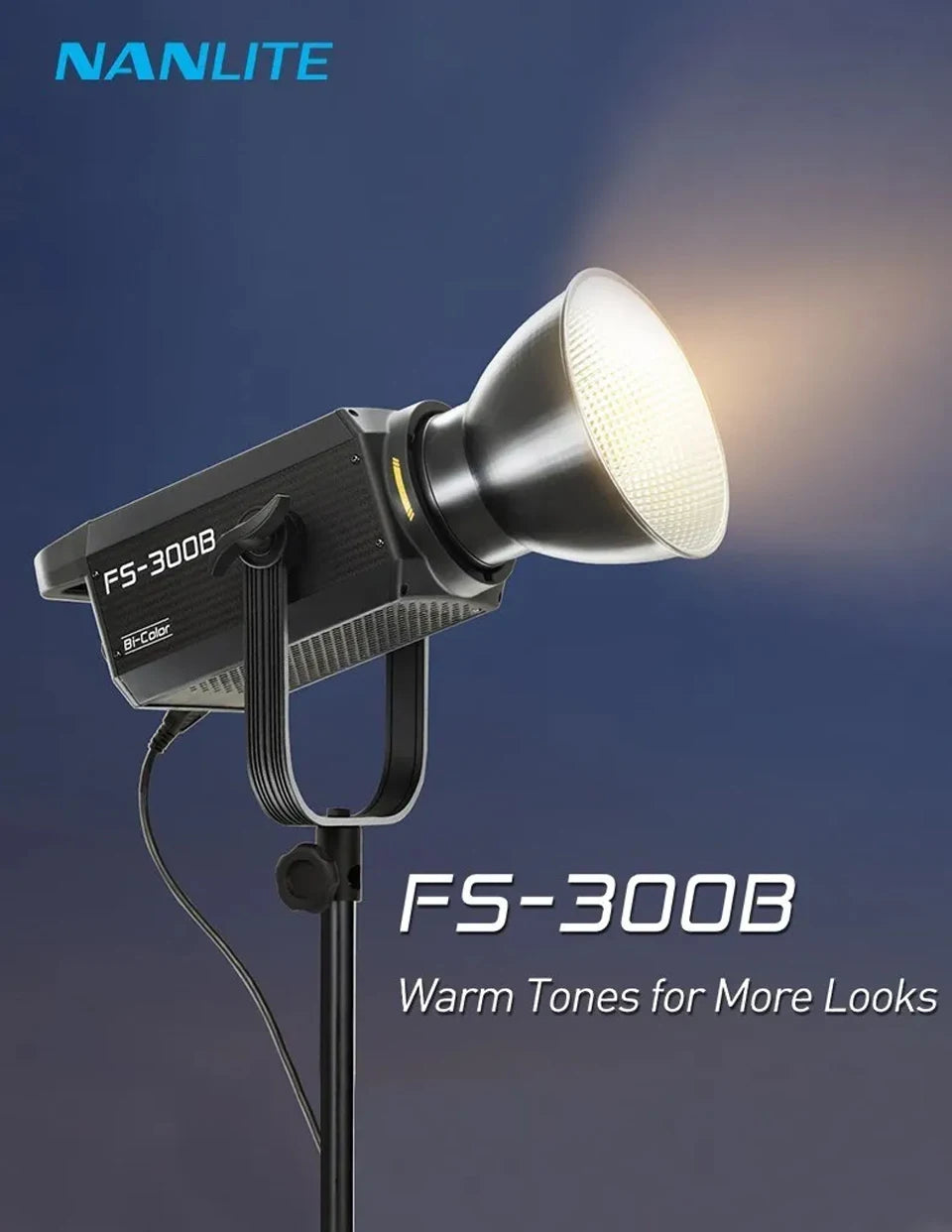 350W Bi-Color LED COB Spotlight