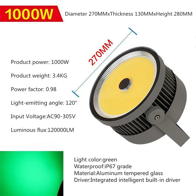 Searchlight 1000W LED Floodlight