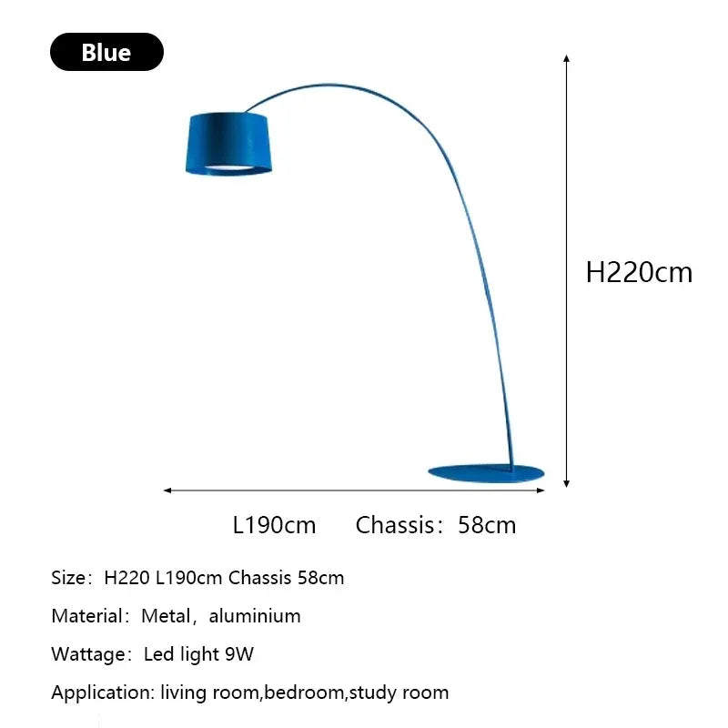 Twiggy Minimalist LED Arc Floor Lamp
