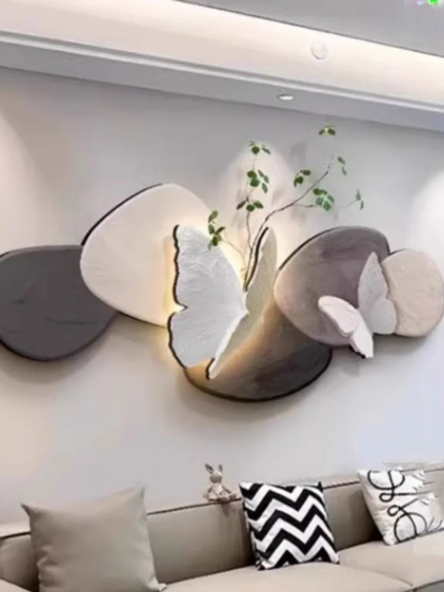 Luxury Butterfly Wall-Mounted Painting Light