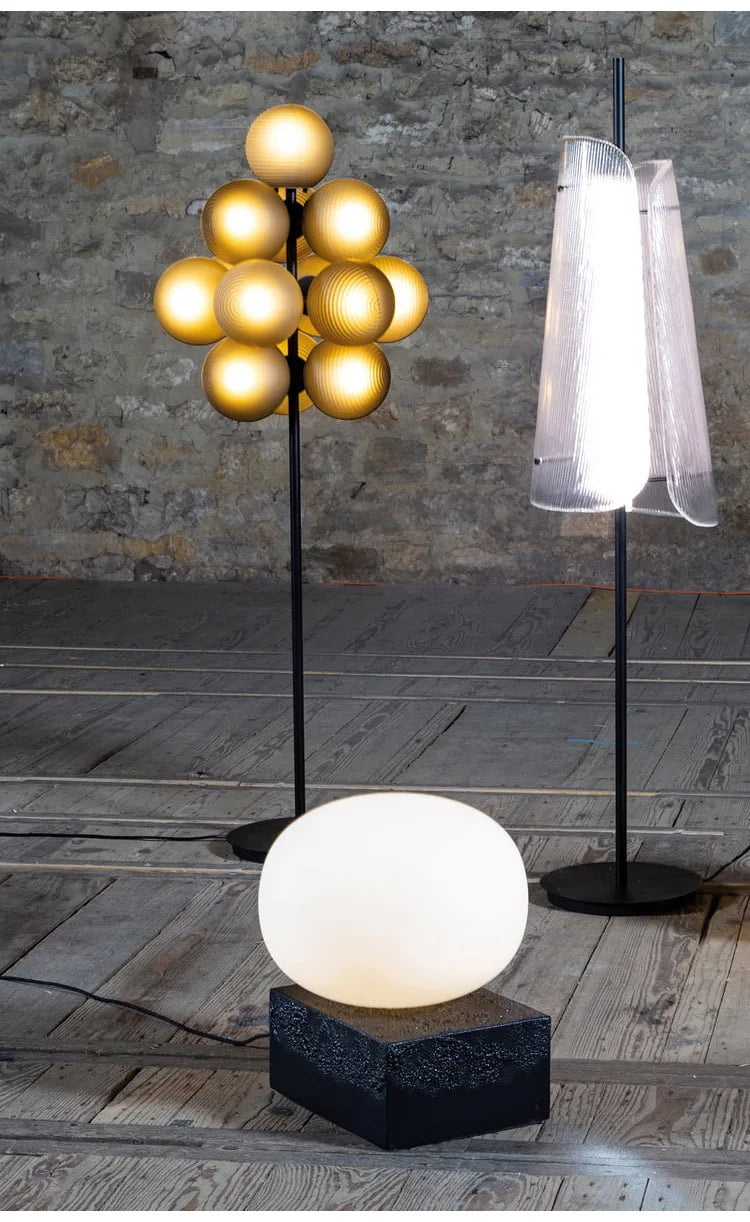 Modern Glass Bubble Floor Lamp