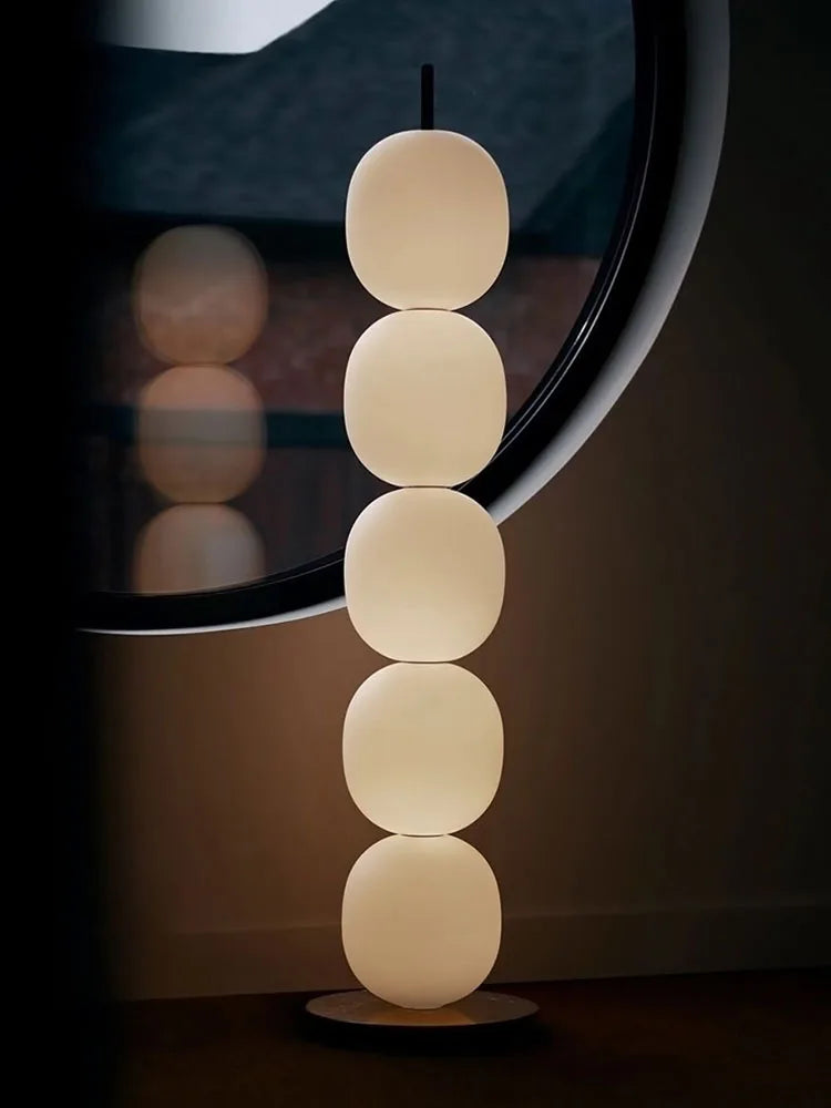 Nordic Gourd Glass Floor Lamp