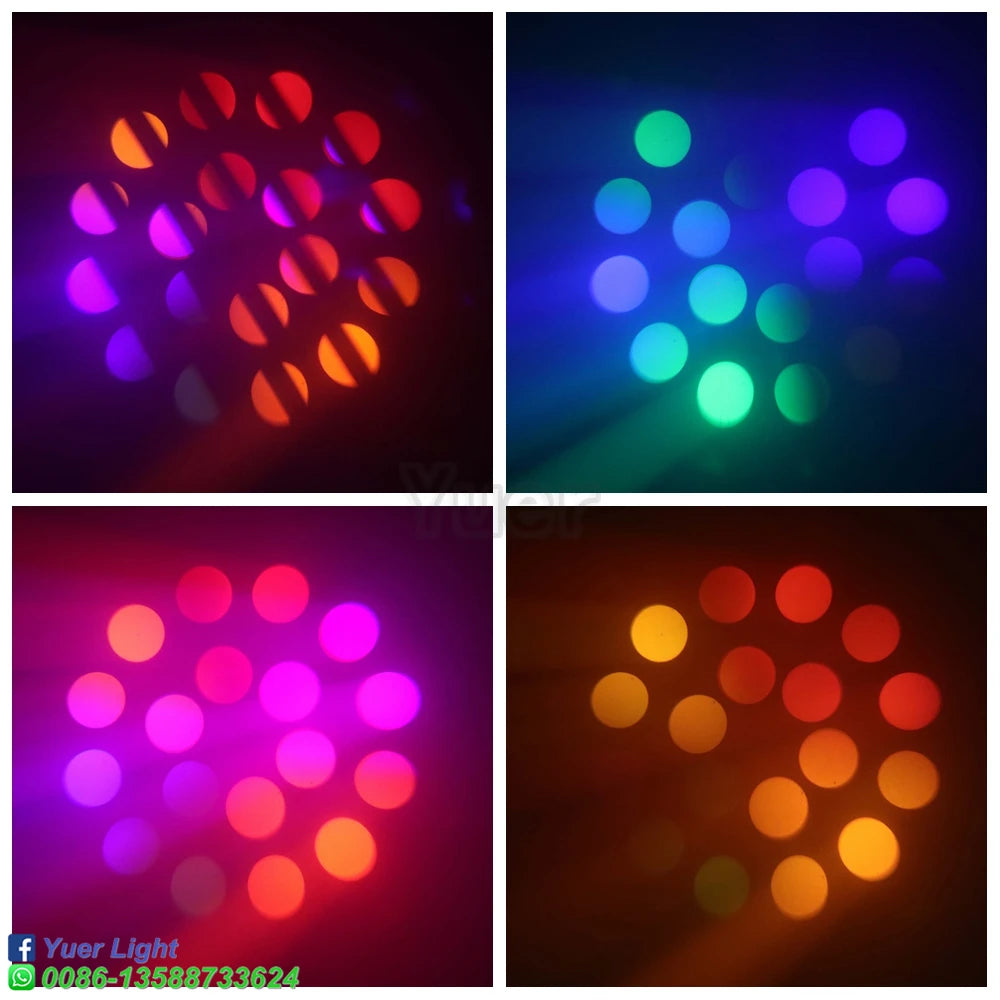 2PCS 200W LED Moving Head Beam & Spot Stage Lights