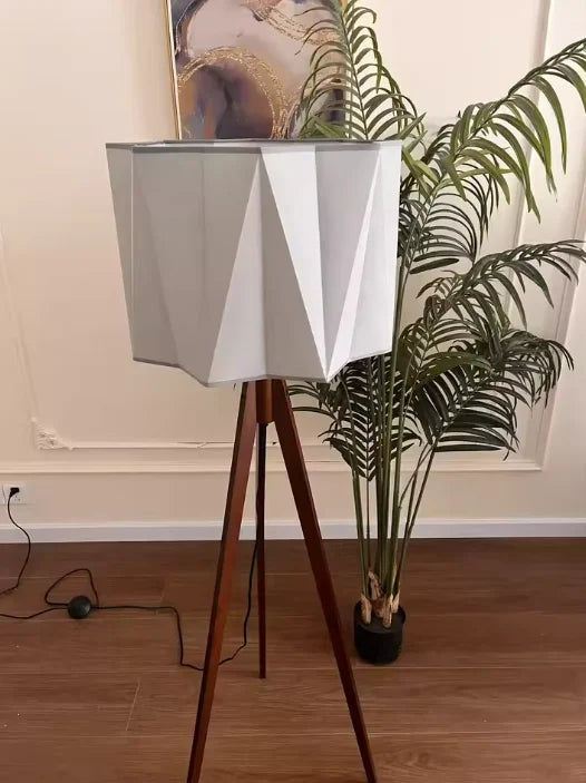 Antique Style Solid Wood Floor Lamp