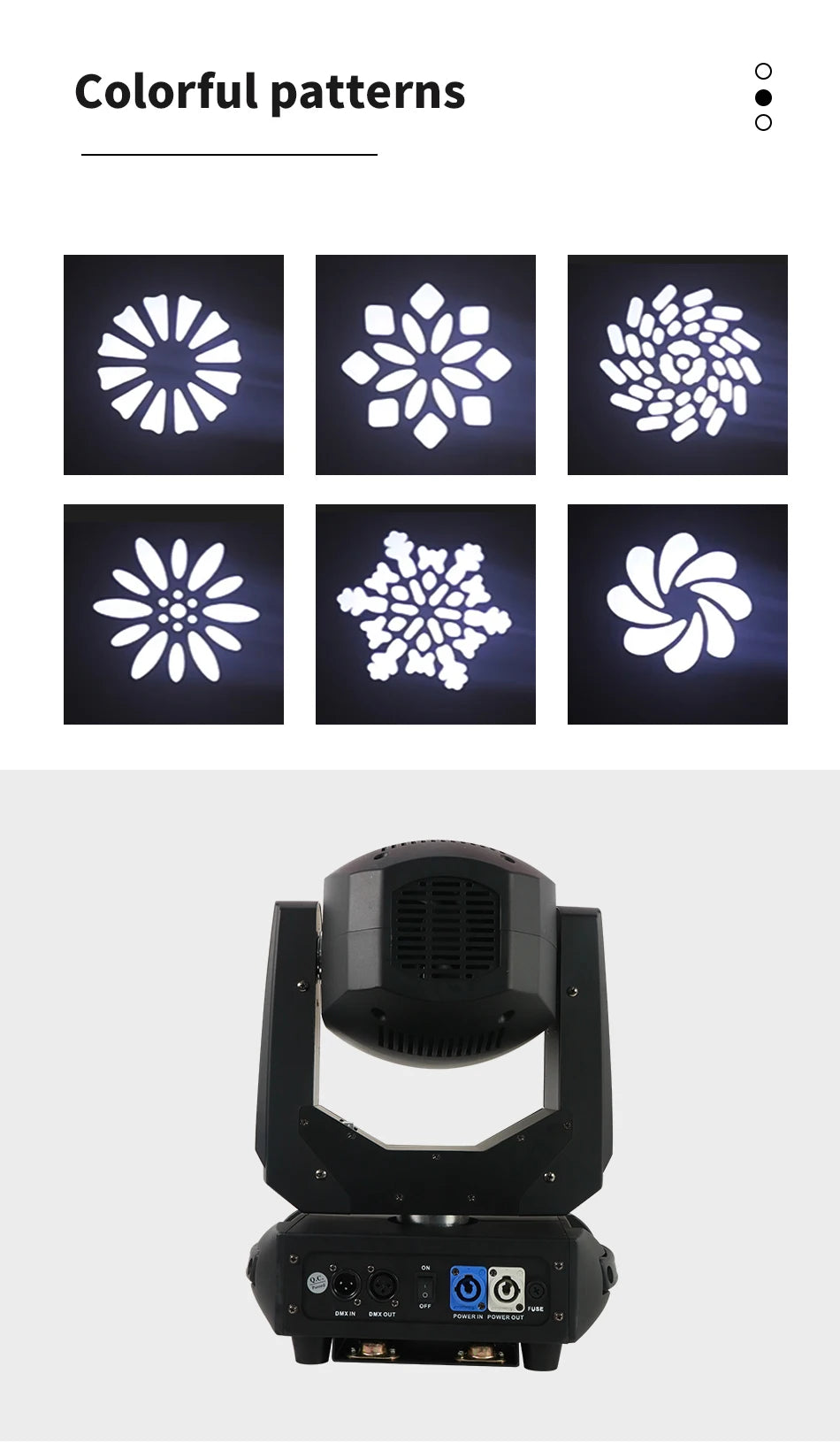 200W LED Gobo Moving Head Stage Light