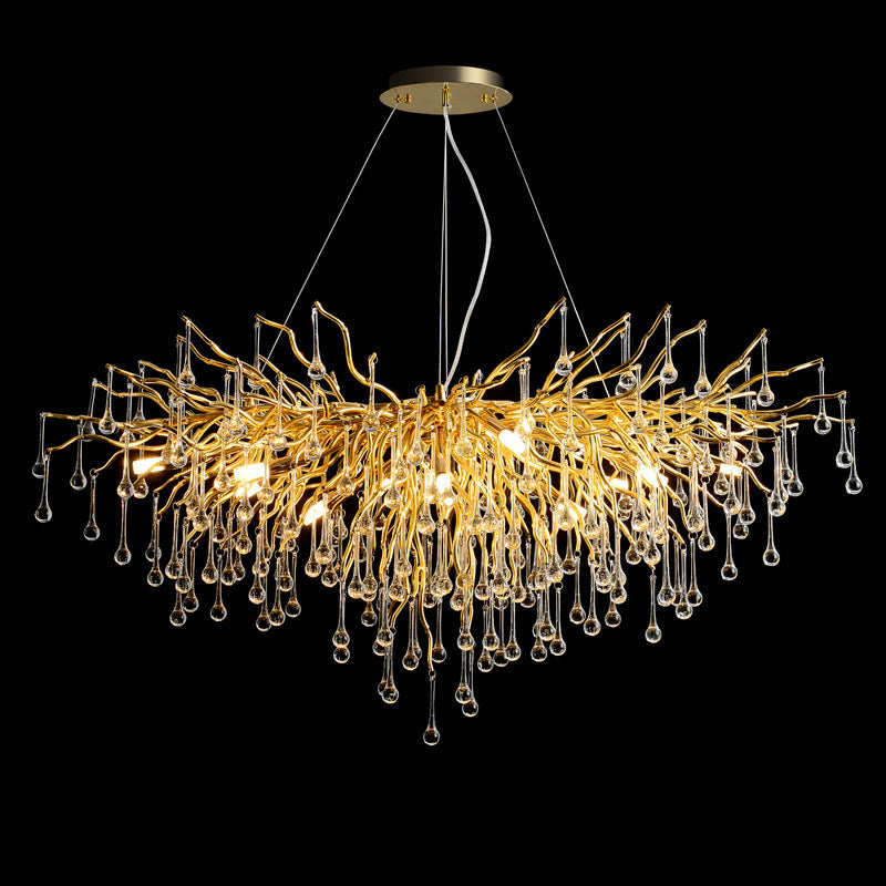Modern Glass Pendant Chandelier
