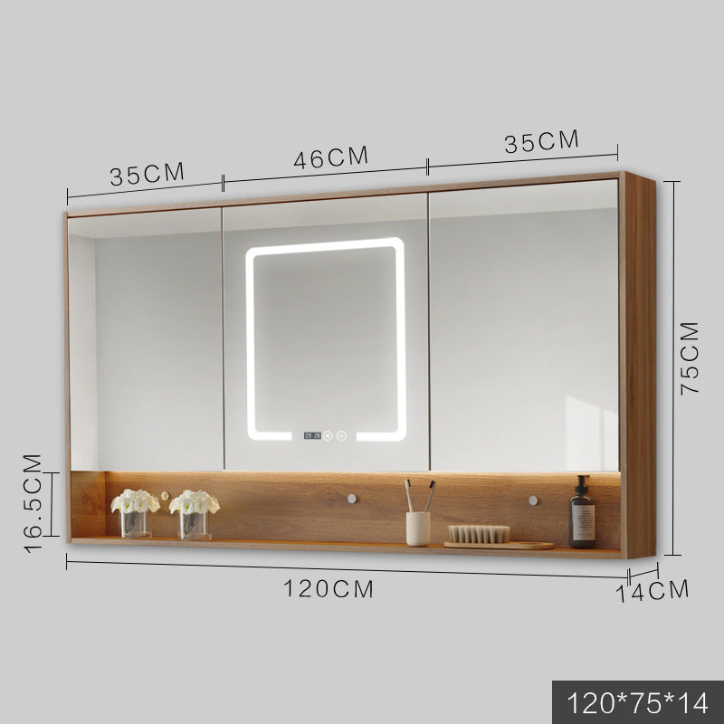Smart LED Bathroom Cabinet with Anti-Fog Mirror