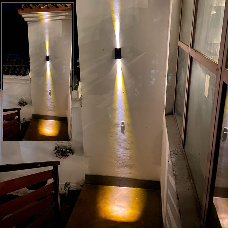 Simple Double Head Solar Wall Light