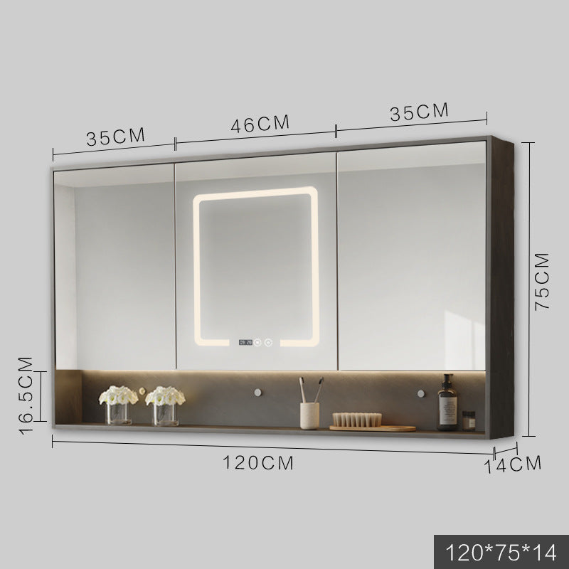 Smart LED Bathroom Cabinet with Anti-Fog Mirror