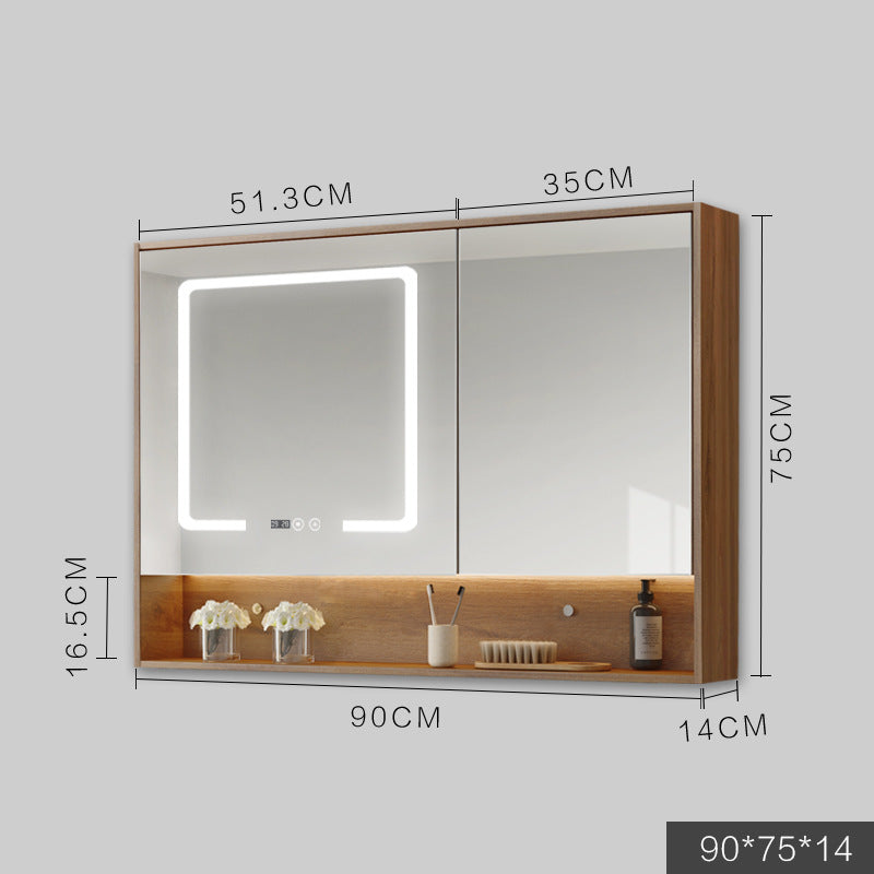 Smart LED Bathroom Cabinet with Anti-Fog Mirror