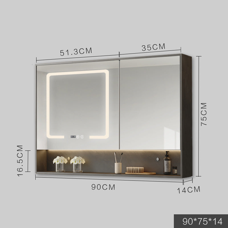 Smart LED Bathroom Cabinet with Anti-Fog Mirror
