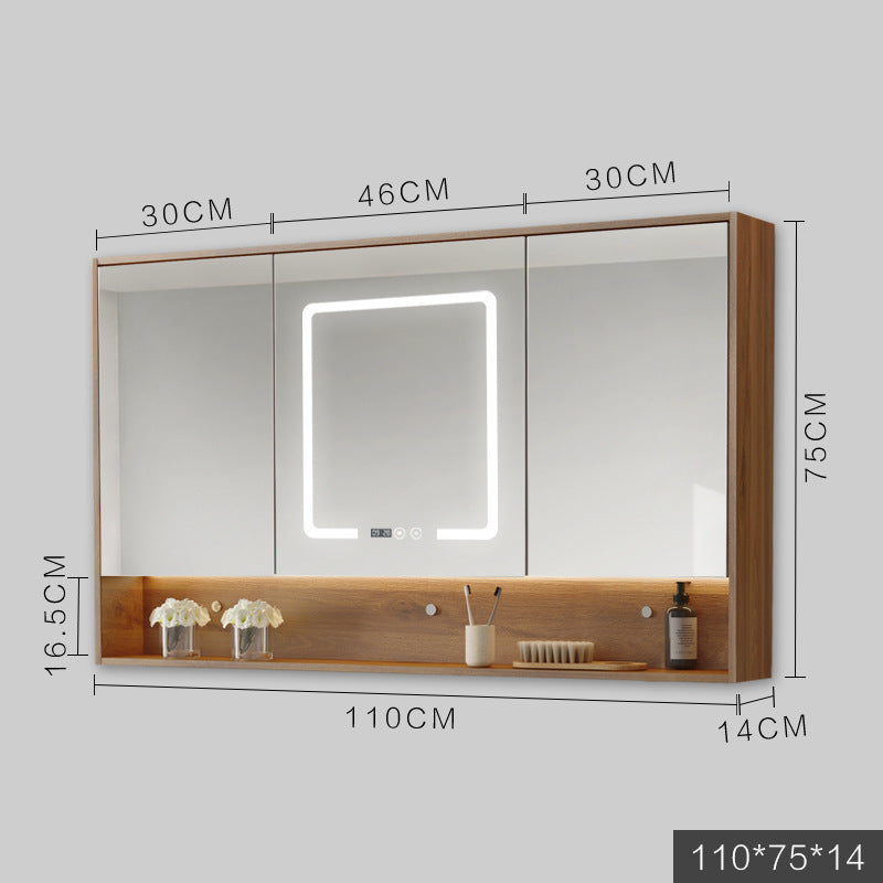 Smart LED Bathroom Cabinet with Anti-Fog Mirror