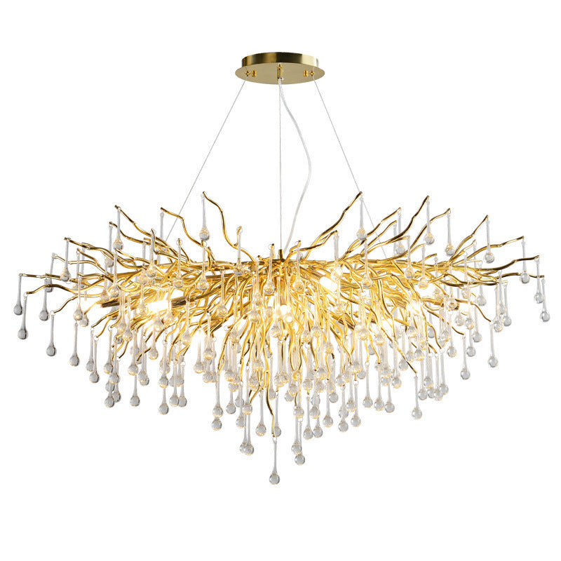 Modern Glass Pendant Chandelier