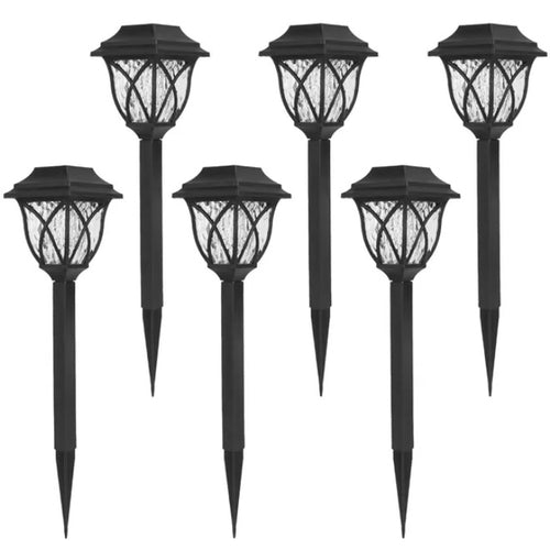 Solar-Powered Wooden Stake Outdoor Landscape Light