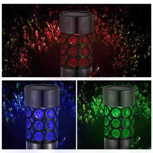 6-Pack RGB Solar Garden Pathway Lights