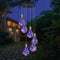21.6-Inch Color-Changing Solar LED Wind Chimes