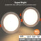12-Pack 6-Inch Ultra-Thin Dimmable LED Recessed Ceiling Lights
