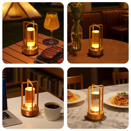 2-Pack Cordless Touch-Control LED Table Lamps