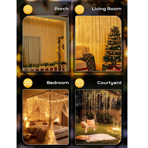 Brightown LED Maple Leaf String Lights for Fall Decorations