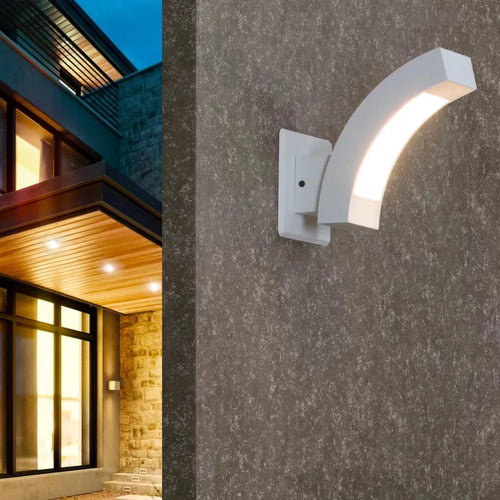 Modern Outdoor LED Wall Sconce – Waterproof Aluminum Exterior Light