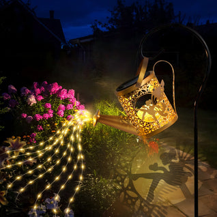 Solar Watering Can Garden Lights Outdoor Waterproof Lantern Decor