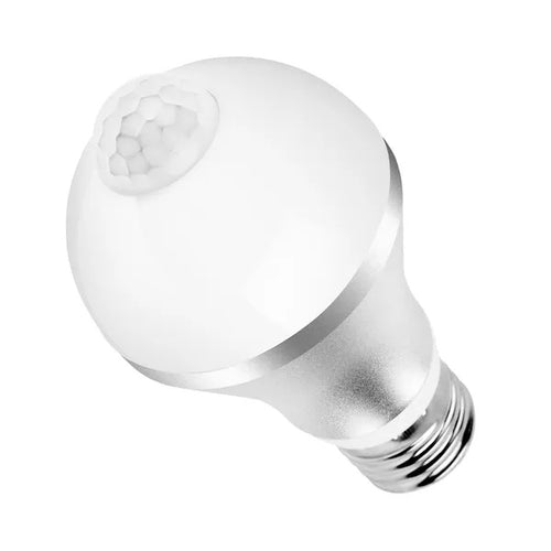 E27 Motion Sensor LED Bulb – 6500K Cool White, 5W or 9W