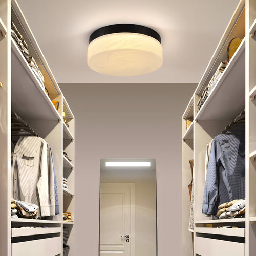 12-Inch Black 24W Flush Mount LED Ceiling Light