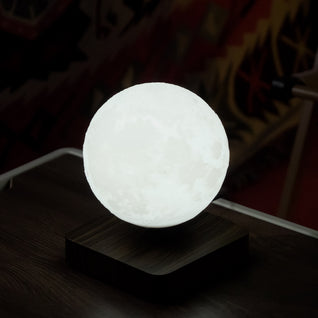 3D Magnetic Levitating Moon Lamp with LED Light
