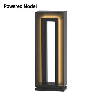 Solar Square Courtyard Light