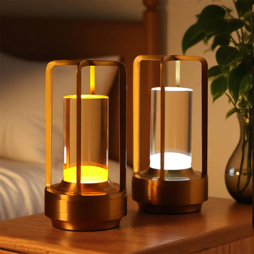 2-Pack Cordless Touch-Control LED Table Lamps