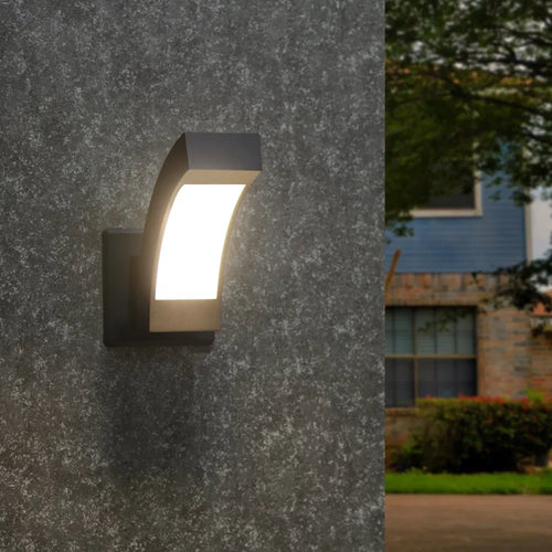 Modern Outdoor LED Wall Sconce – Waterproof Aluminum Exterior Light