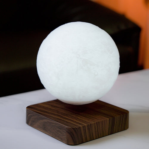 3D Magnetic Levitating Moon Lamp with LED Light