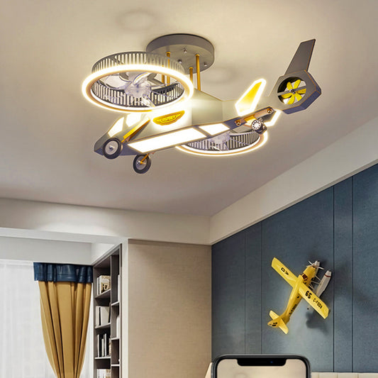Eye Protection Modern Boy’s Bedroom Ceiling Lamp